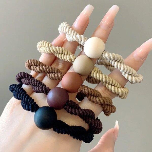 Chouchous femme colorés pour filles et femmes, bandes de cheveux élastiques, accessoires pour cheveux