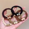 Chouchous femme colorés pour filles et femmes, bandes de cheveux élastiques, accessoires pour cheveux