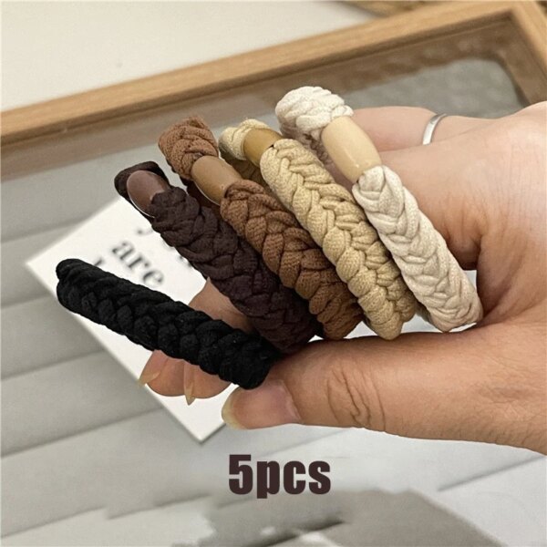 Chouchous femme colorés pour filles et femmes, bandes de cheveux élastiques, accessoires pour cheveux