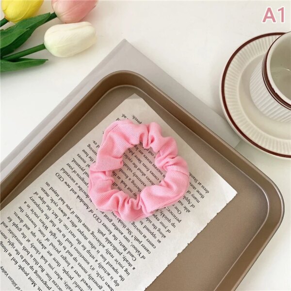 Chouchous cheveux artificiel astique Rose pour Femme et Fille, 1 Pièce