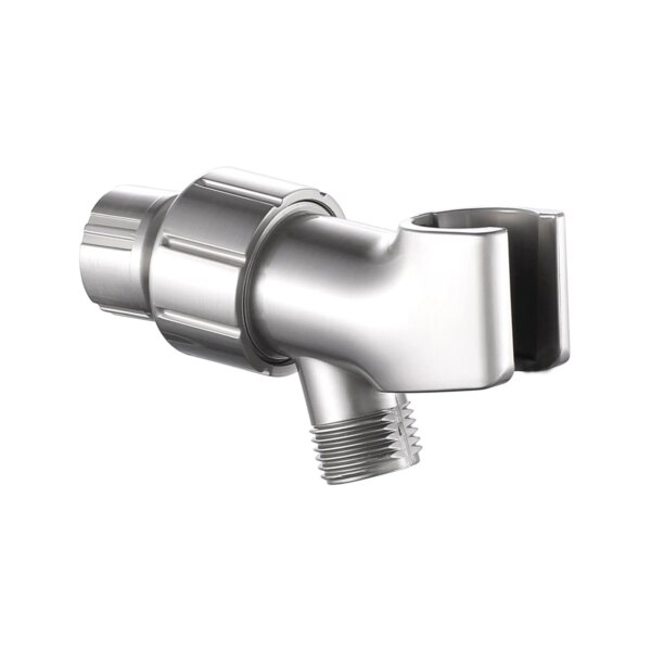 Support de Pommeau de Douche 3 Voies G1/2" avec Vanne de Dérivation – Réglable