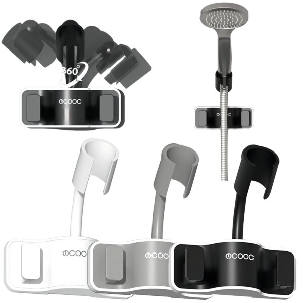 Support de Pommeau de Douche Sans Perçage Réglable – Main Libre