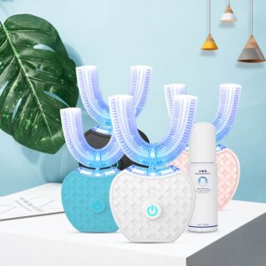 brosse à dents électrique Sonic automatique à 360 degrés de rotation