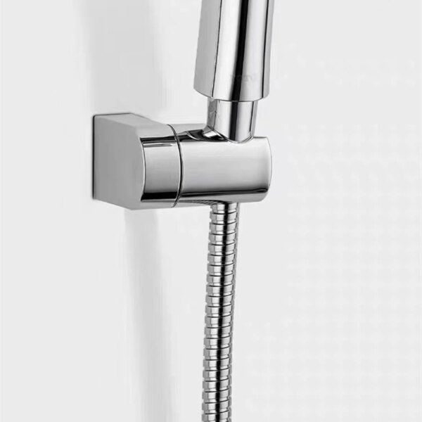 Support Universel de Pommeau de Douche Réglable – Fixation Murale