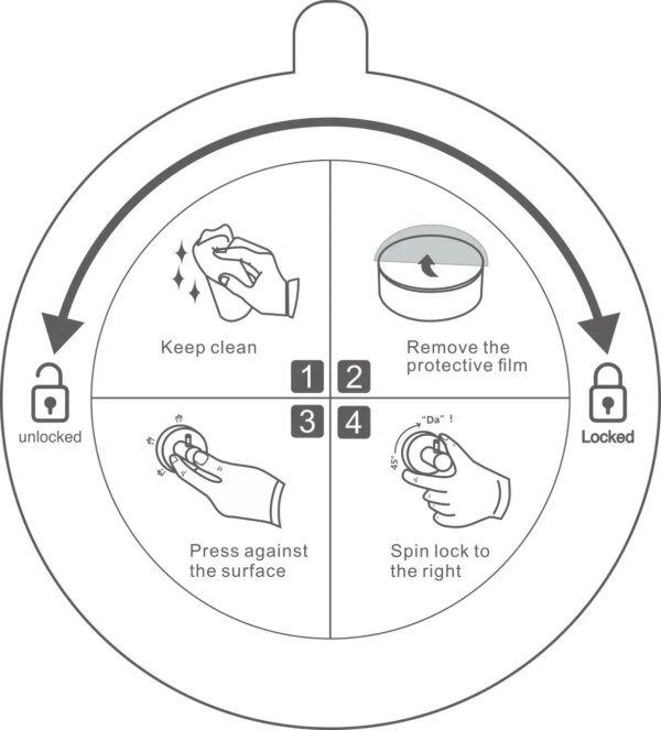 Pulvérisateur de bidet à ventouse sous vide, support de pommeau de douche sans poinçon