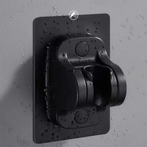 Support de pommeau de douche réglable à ventouse, support de buse