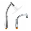 Bras d’Extension de Pommeau de Douche Réglable – Support Incliné Chromé