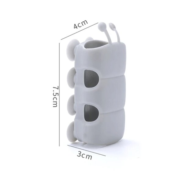 Support mural de pomme de douche en silicone, 1 pièce, ventouse rapide