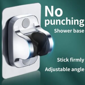 Pommeau de douche réglable sans perforation, pommeau de douche frontal