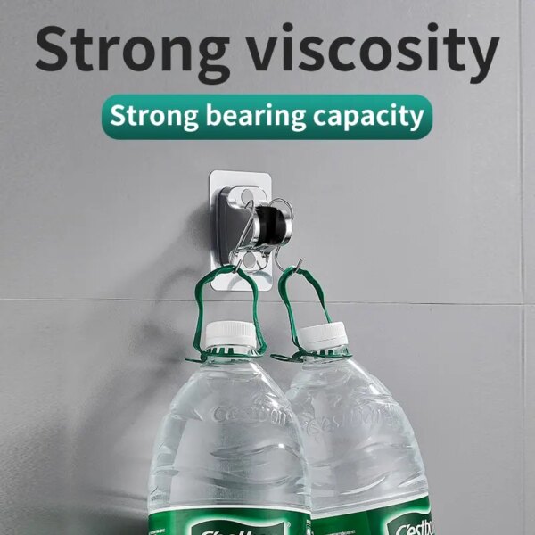 Support de Pommeau de Douche Sans Perçage Réglable – Base Murale