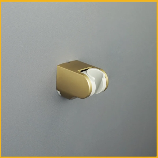 Support mural de douche ABS réglable, base de partenaires chromés, accessoires pour la maison