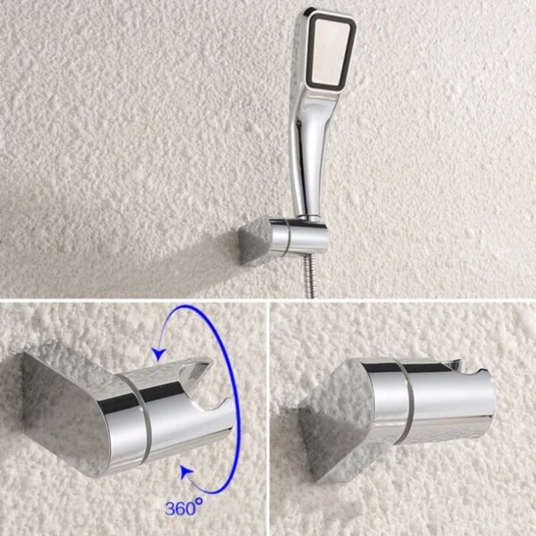 Support de Douche Réglable en ABS – Fixation Murale
