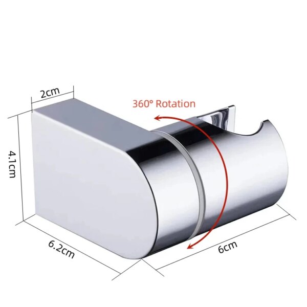 Support de Douche Réglable en ABS – Fixation Murale