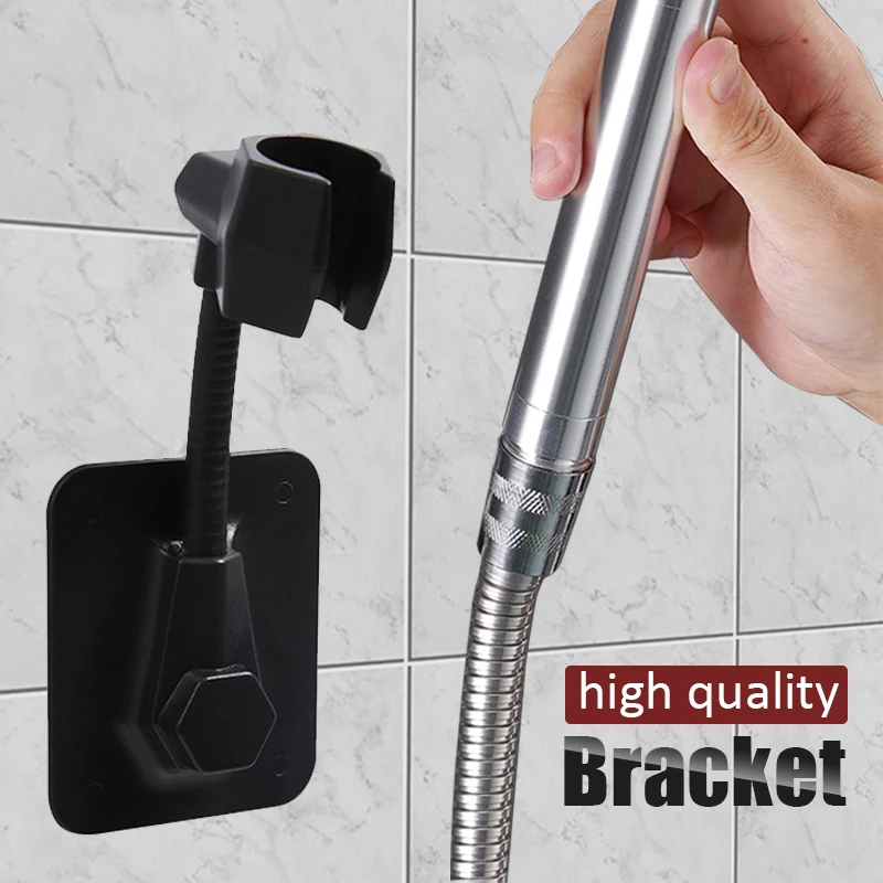 Support de Pommeau de Douche Réglable 360° – Fixation Murale Solide