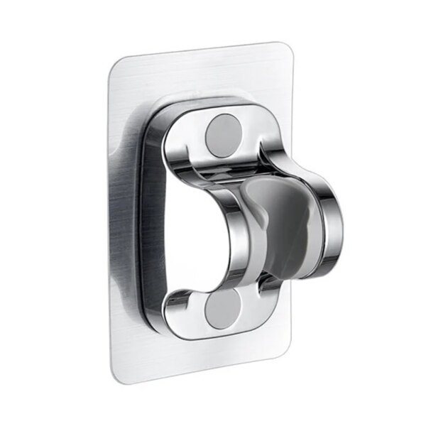 Support de Pommeau de Douche Réglable Auto-Adhésif – Rotation Multi-Angles