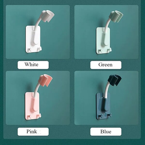 1pc Tête De Douche Titulaire Réglable Auto Adhésif Pomme De Douche