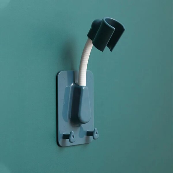 Support de Pommeau de Douche Auto-Adhésif Réglable 360° – Installation Sans Perçage