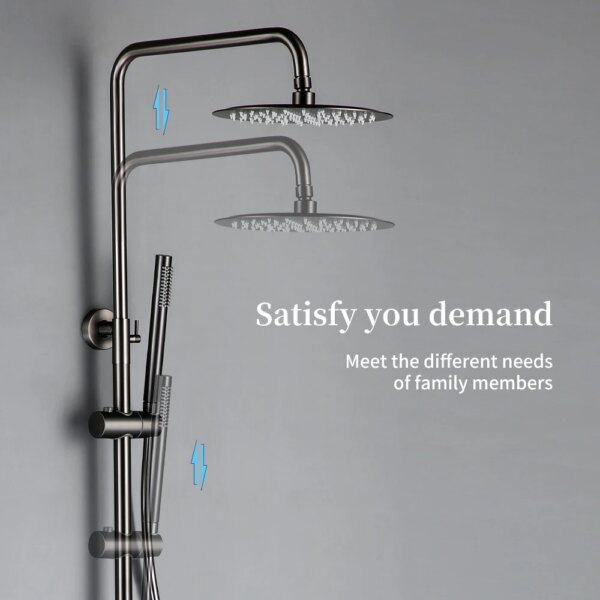 Robinet thermostatique de salle de bain, ensemble de douche, robinet mitigeur