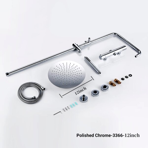 Robinet thermostatique de salle de bain, ensemble de douche, robinet mitigeur