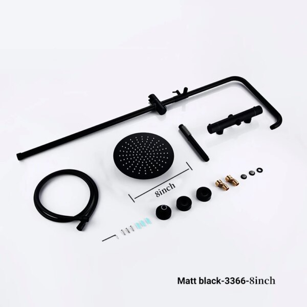 Ensemble de Douche Thermostatique Complet – Mitigeur Mural