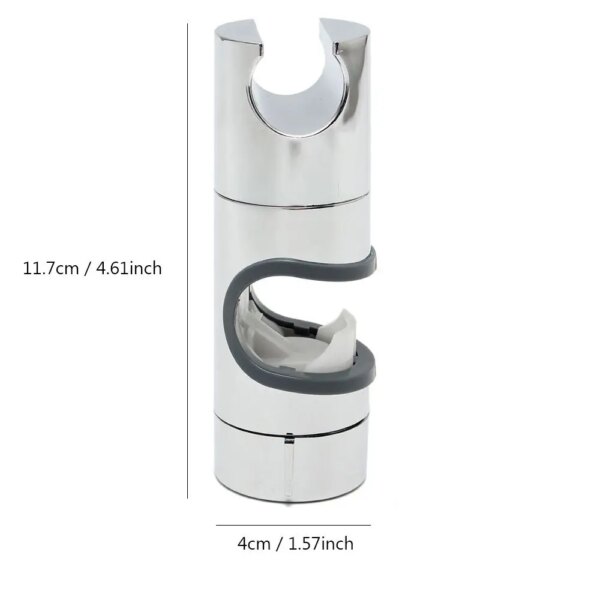 Support de pommeau de douche réglable, support rapide universel, ABS chromé