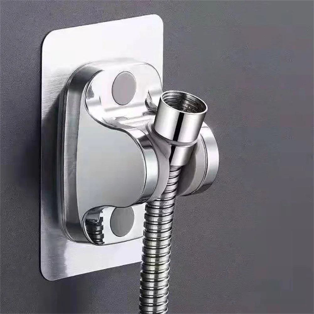 Support mural réglable pour pommeau de douche – Fixation ventouse sans