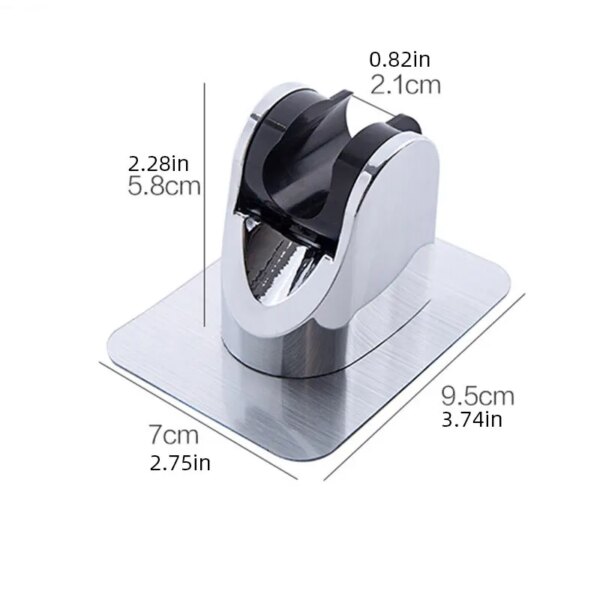 Titulaire Mural Poinçon Gratuit Ménage Réglable Support De Douche