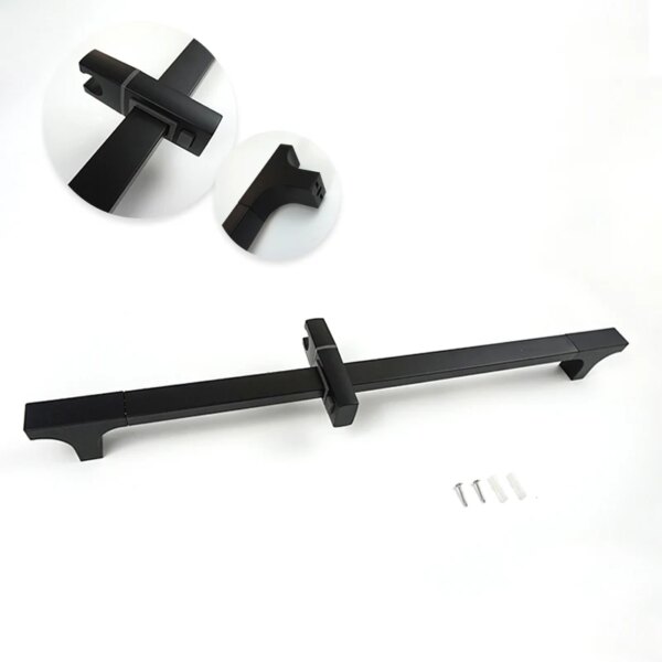 33473-a8cdfe.jpg Barres coulissantes de douche en Chrome noir, Extension de douche, douche à main