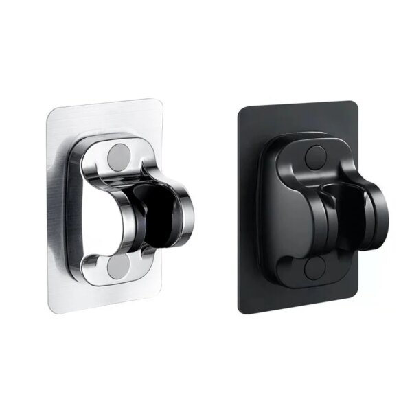 Support de douche réglable sans perçage – Fixation adhésive pratique