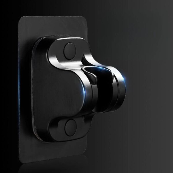 Support de douche réglable sans perçage – Fixation adhésive pratique