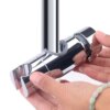 33538-c24a07.jpg Support de pomme de douche chromé, réglable 20 ~ 25mm ABS, accessoires universels