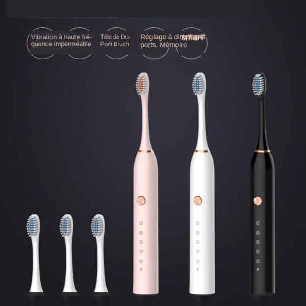 3383-a10b30.jpg brosse a dent electrique multi-mode, Rechargeable USB