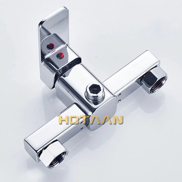 Mitigeur bain-douche mural chromé avec douchette – Modèle YT-5336