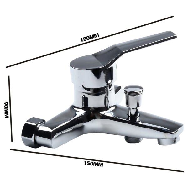 Mitigeur mural lavabo à double sortie – Alliage de zinc