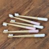 brosse à dent bambou Lot de 5 brosses à dents écologiques en bambou