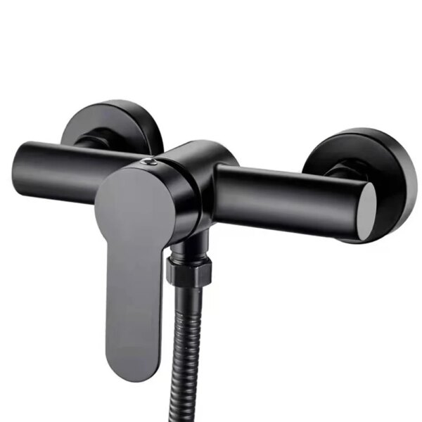 34288-6027f5.jpeg Mitigeur douche mural inox noir â Robinet eau chaude/froide avec cartouche