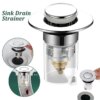 bonde lavabo Filtre de vidange universel pour évier HOBasin Pop-Up, noyau de rebond