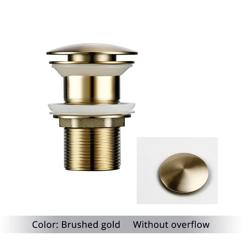 Brushed Gold No Hole