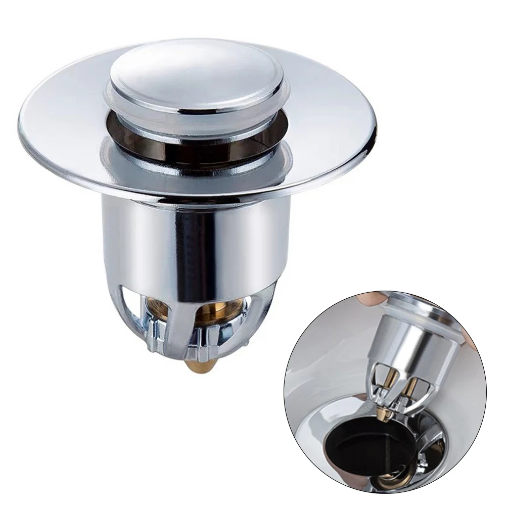 Bonde lavabo pop-up universelle – Bouchon de vidange avec filtre - bain de bouche