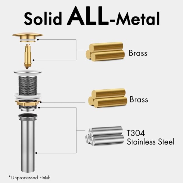 34542-93f940.jpg bonde lavabo -Vanne de vidange pop-up pour évier, bouchon de vidange HONEW