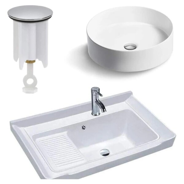 Bonde lavabo pop-up universelle 40 mm – Bouchon de vidange