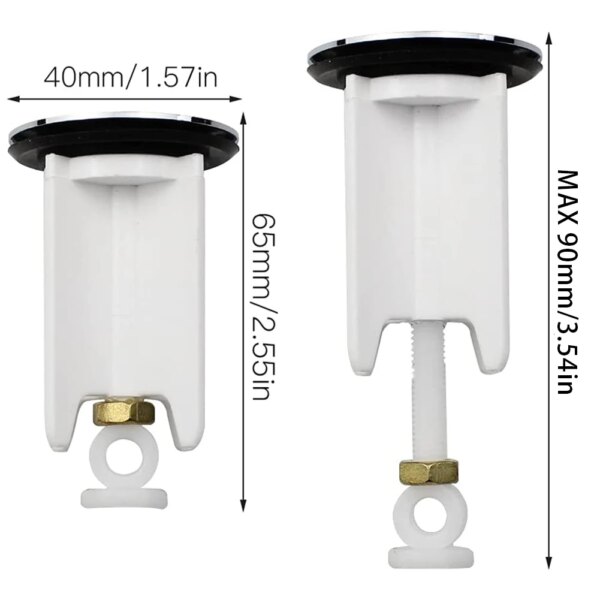 Bonde lavabo pop-up universelle 40 mm – Bouchon de vidange