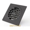 34574-cd4c8f.jpg Bonde de douche carrée en laiton noir – Grille de sol