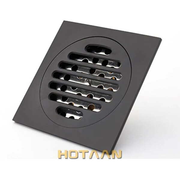 34574-cd4c8f.jpg Bonde de douche carrée en laiton noir – Grille de sol
