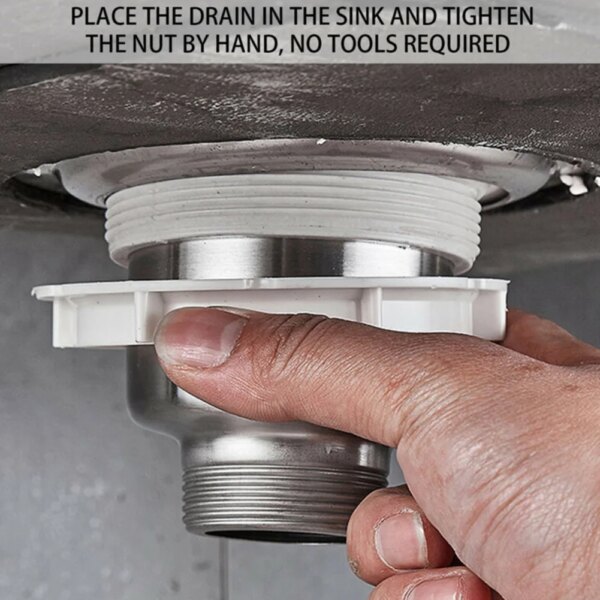 Bonde lavabo acier inoxydable – Filtre de vidange évier cuisine