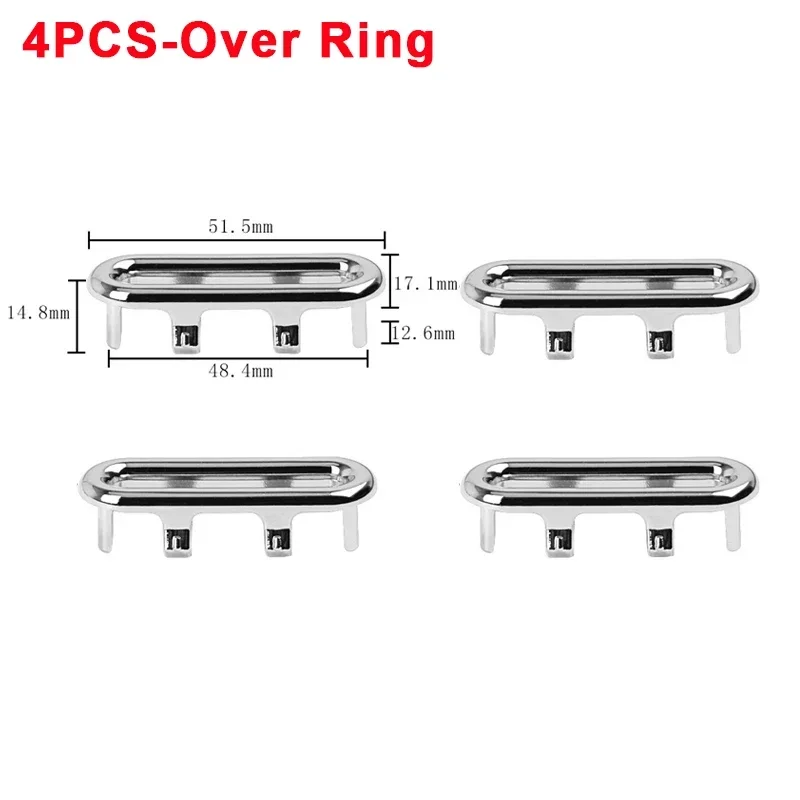 4PCS-Oval Ring