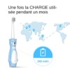 Seago – brosse à dents électrique pour enfants de 3 à 6 à 12 ans, brosse à dents à poils doux, Rechargeable, étanche IPX7