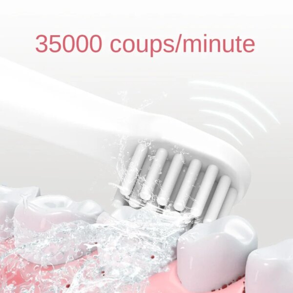 Seago – brosse à dents électrique pour enfants de 3 à 6 à 12 ans, brosse à dents à poils doux, Rechargeable, étanche IPX7