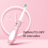 Seago – brosse à dents électrique pour enfants de 3 à 6 à 12 ans, brosse à dents à poils doux, Rechargeable, étanche IPX7