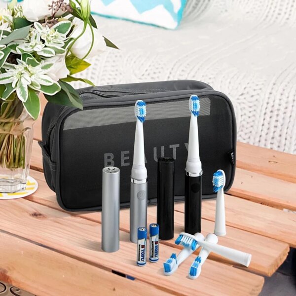 brosse a dent électrique de voyage, têtes de brosse de rechange